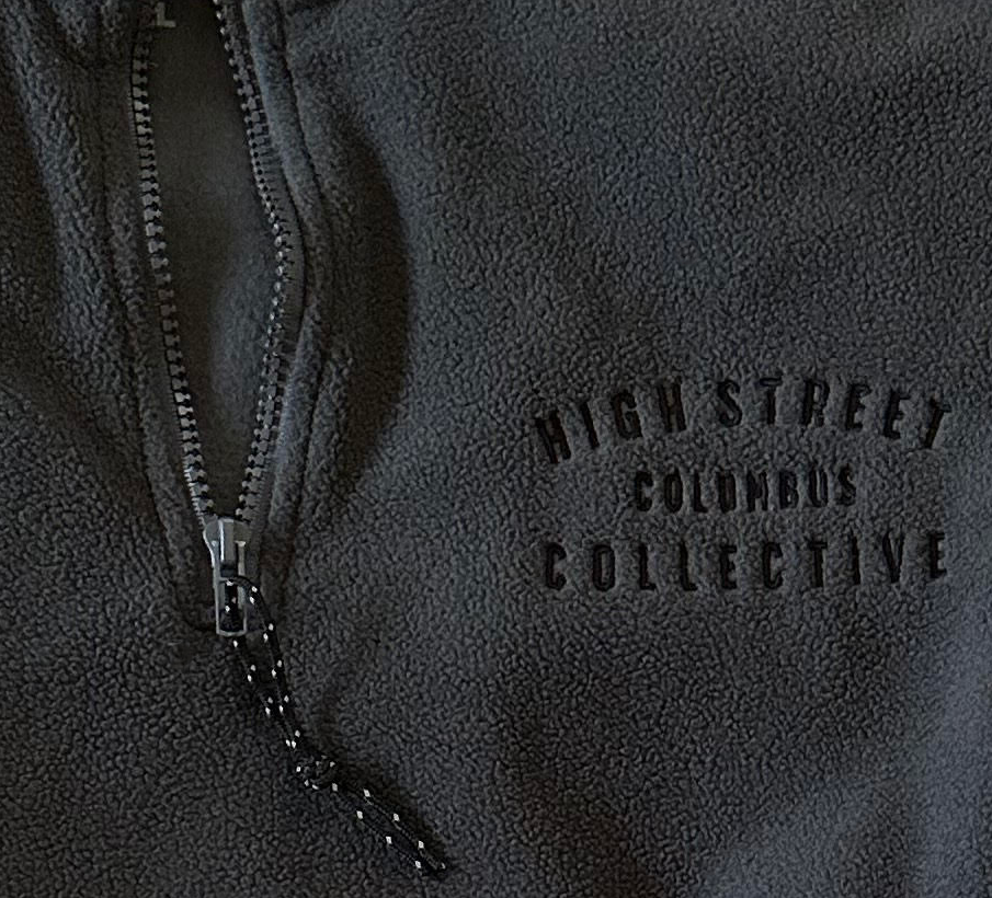 High Street Collective Charcoal Fleece Quarter Zip